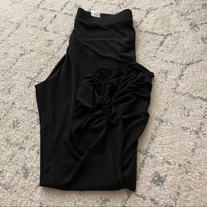 Express Ruched Ankle Jogger Style Dress Pant